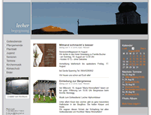 Tablet Screenshot of pfarre-lech.at
